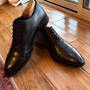 To Boot New York Black Leather Oxfords